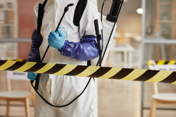 Professional Biohazard Cleanup technician working in Girard, OH